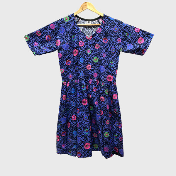 Short Ripple Dress - Guinea Flower (S)
