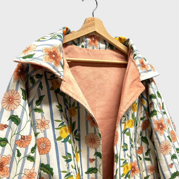 Sample Reversible Kusama Jacket - Apricot cord and Citrus