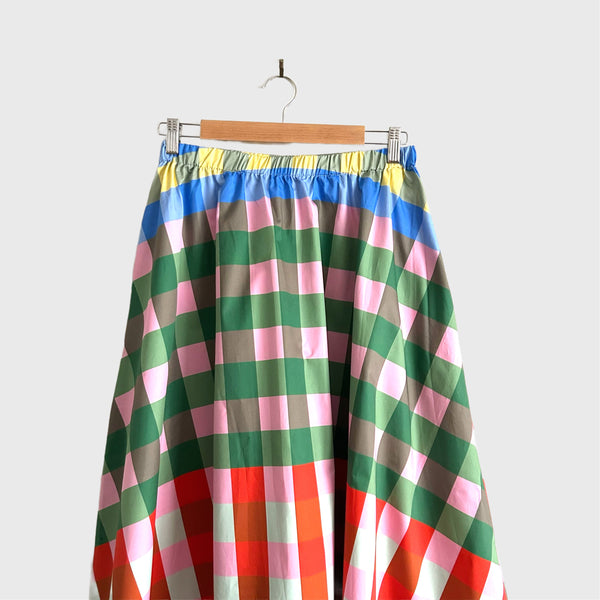Mid length Skirt - Gingham A (S)