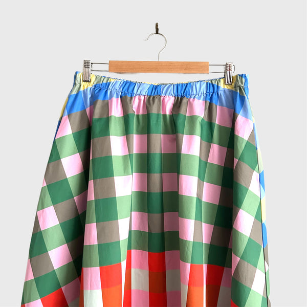 Mid length Skirt - Gingham (M)