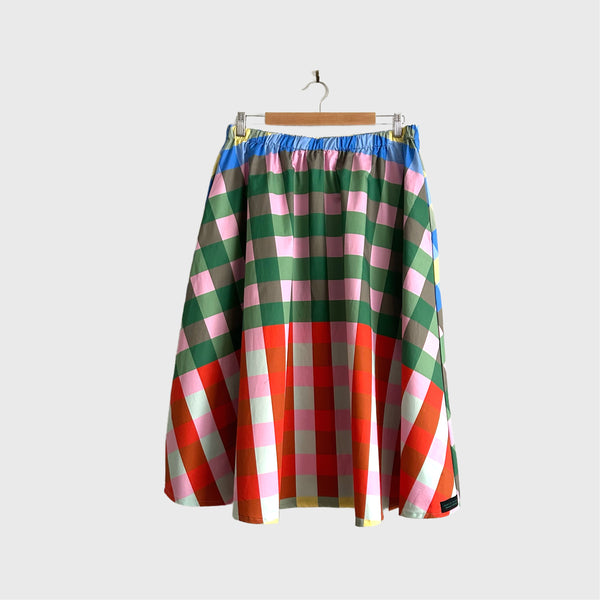 Mid length Skirt - Gingham (M)