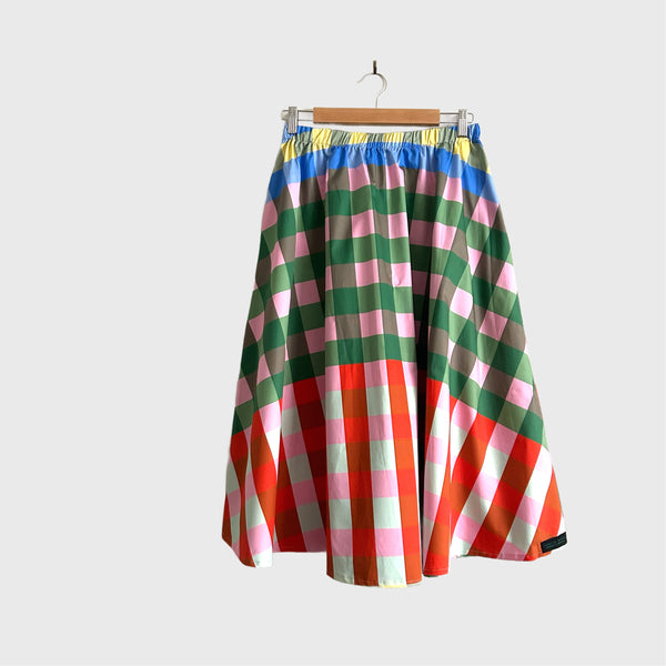Mid length Skirt - Gingham A (S)