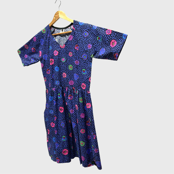 Short Ripple Dress - Guinea Flower (S)