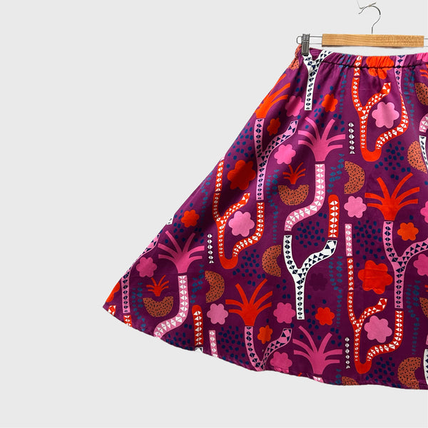 Mid length Skirt - Fig Tree Garden by DOOPS (S)