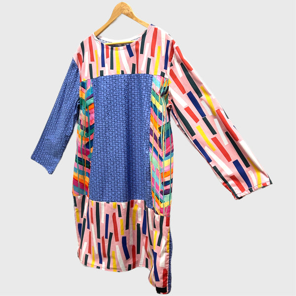 Artista No Waste Dress - Circles and Stripes (L)