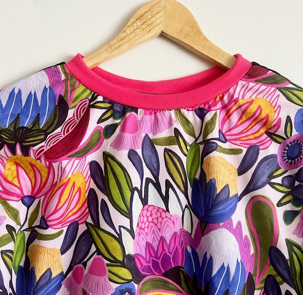 Batwing top - Protea (L)