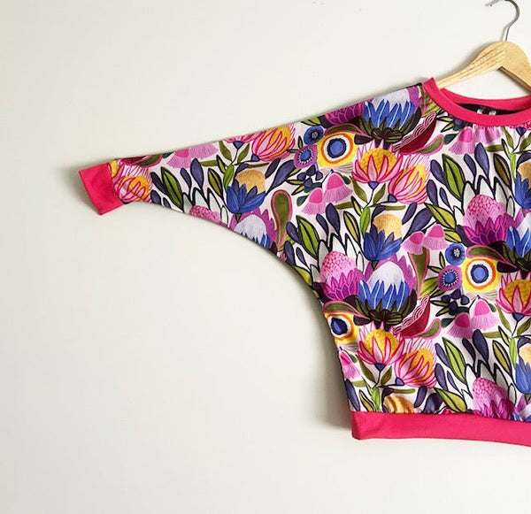 Batwing top - Protea (L)