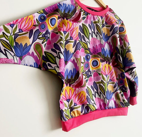 Batwing top - Protea (L)