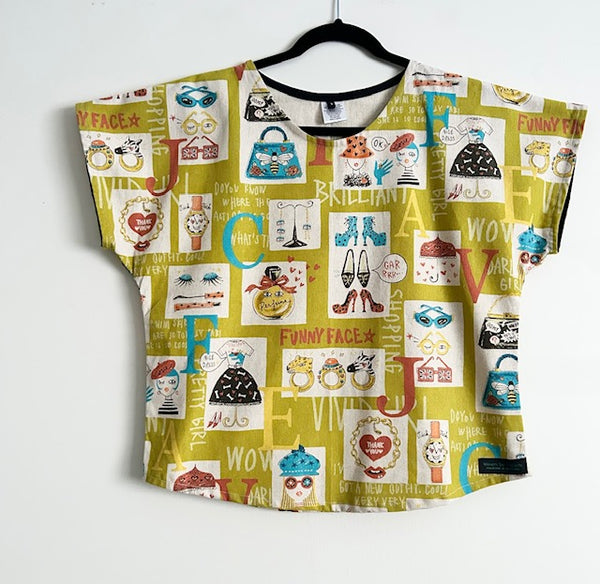 Short sleeve - Funny Face top (S)