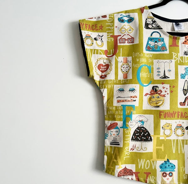 Short sleeve - Funny Face top (S)