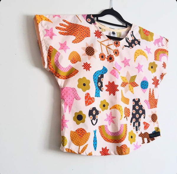 Short sleeve - Meadow Star top  (S)