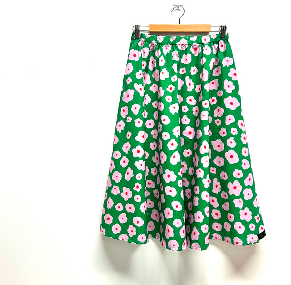 Mid length Skirt - Garden Peony (M)