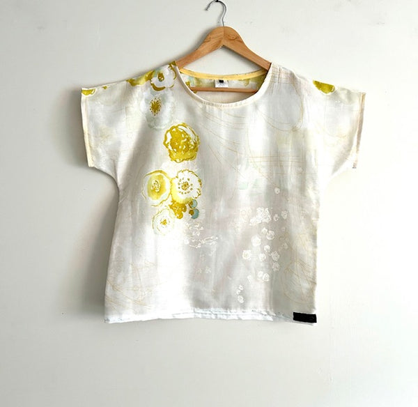 Short sleeve - Sunshine Nani Iro top in Double Gauze (L)