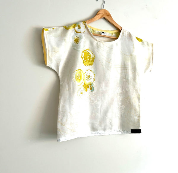 Short sleeve - Sunshine Nani Iro top in Double Gauze (L)