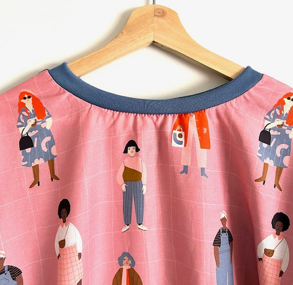 Batwing top - Pink Ladies (M)