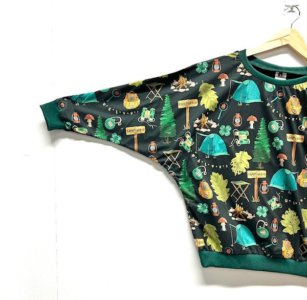 Batwing top - Campfire (S)