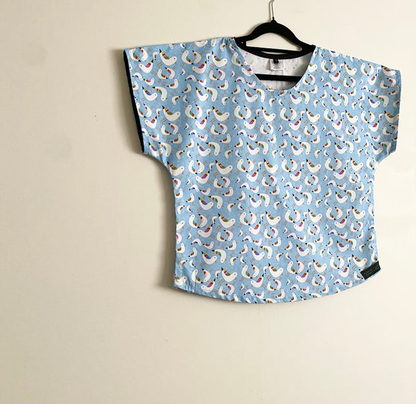 Short sleeve - Seagulls top  (L)