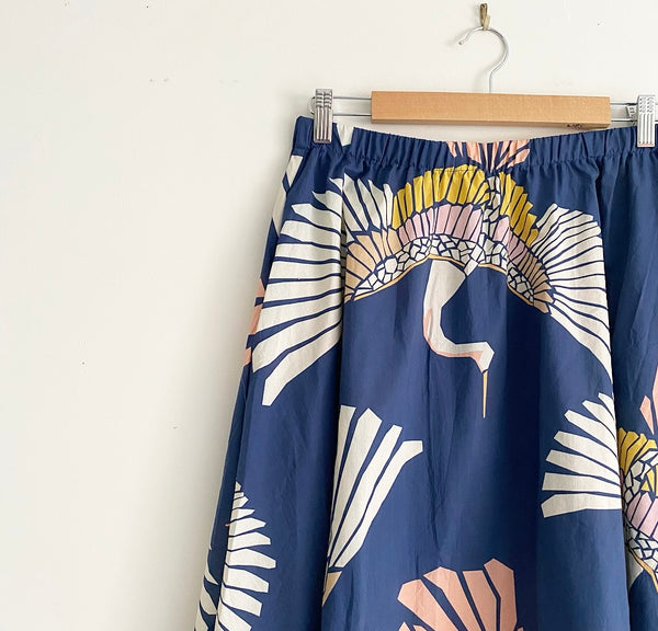 Mid length Skirt - Marabou Mosaic (L)