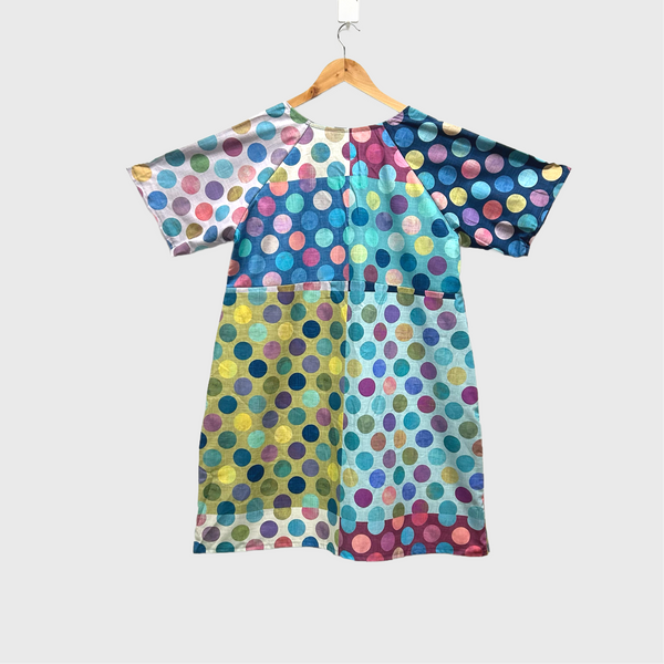 Everyday No Waste Dress - Circles (L)