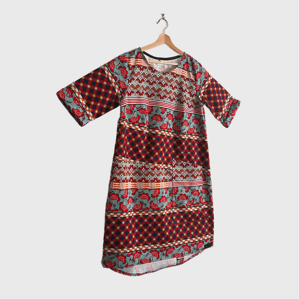 Eclipse Dress - kokka Jumbo Stripes (L)