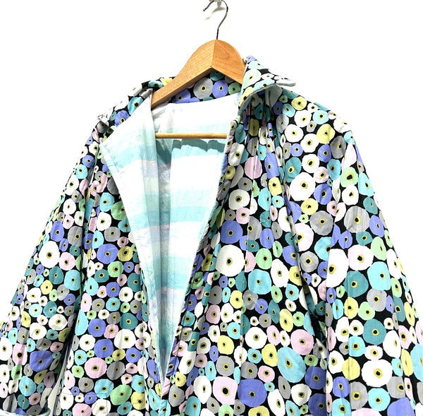 Reversible Quilted Jacket - Pastel checks and Kaffe Fassett spools