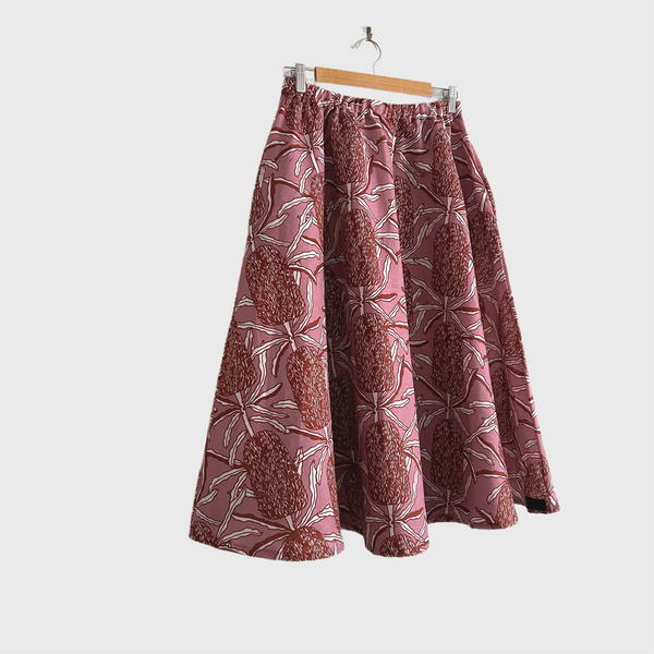 Mid length Skirt - DOOPS Banksia Pods (L)