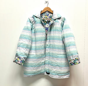 Reversible Quilted Jacket - Pastel checks and Kaffe Fassett spools