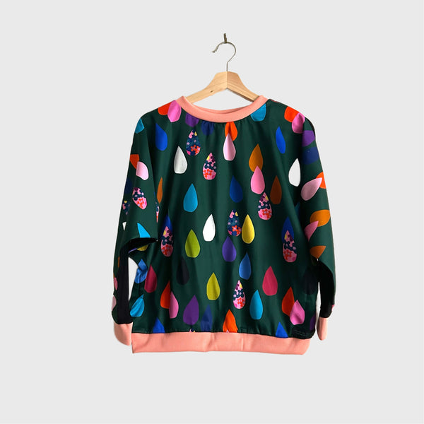 Batwing top - DOOPS Flower Drops (S)