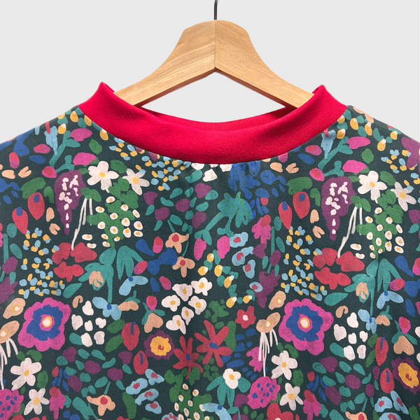 Batwing top - Blush Blooms (S)