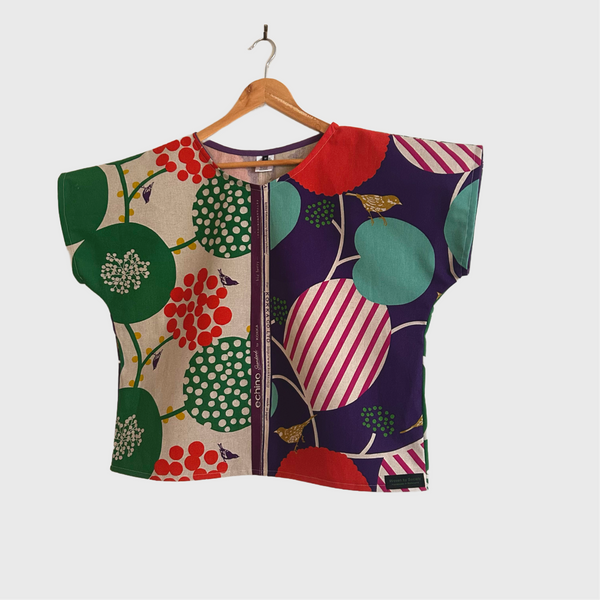 Short sleeve No waste - Echino Pepe top (M)