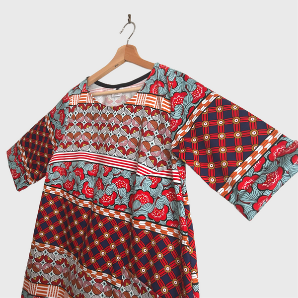 Eclipse Dress - kokka Jumbo Stripes (L)