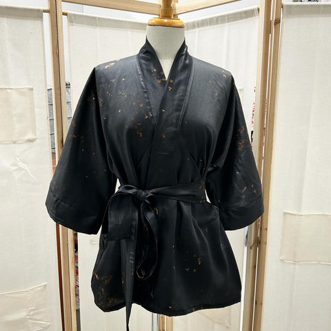 Sample Black Swing Jacket  - Japanese cotton (M)