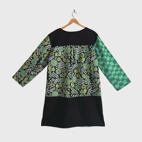 Artista No Waste Dress - Scandi and Checks (L)