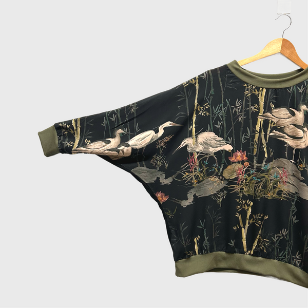 Batwing top - Heron (L)