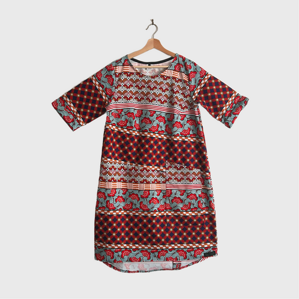 Eclipse Dress - kokka Jumbo Stripes (L)