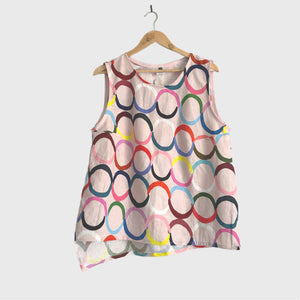 Sample Sleeveless top - DOOPS Loops in Pink (L)