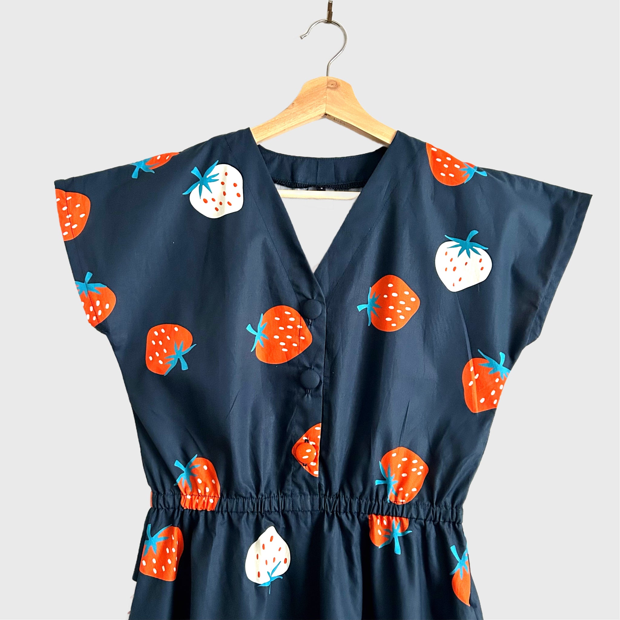 Jasmine Dress - Strawberries (S)