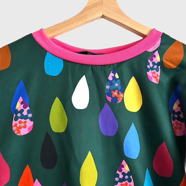 Batwing top - DOOPS Flower Drops (M)