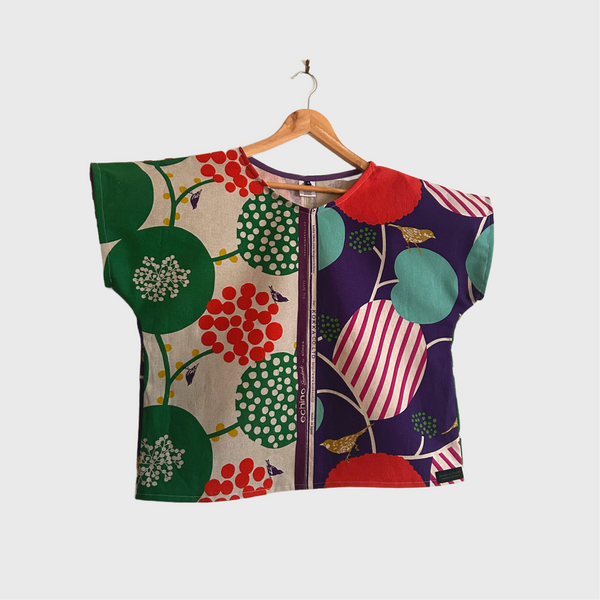 Short sleeve No waste - Echino Pepe top (M)