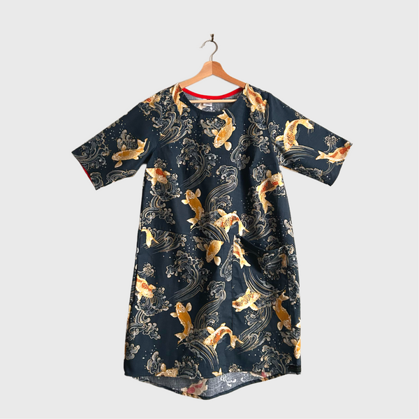 Eclipse Dress - Koi Print (L)