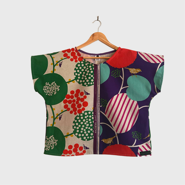 Short sleeve No waste - Echino Pepe top (M)