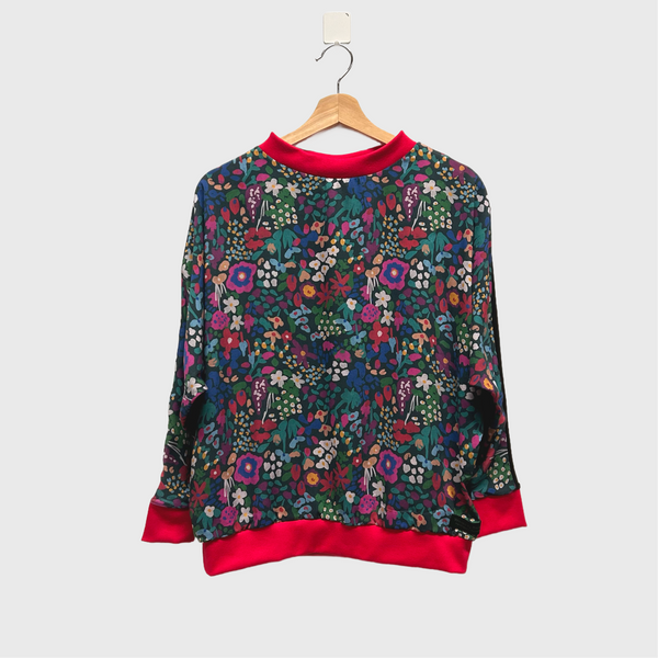 Batwing top - Blush Blooms (S)
