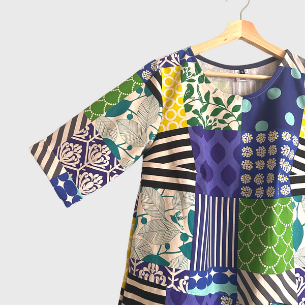 Eclipse Dress - kokka echino Multicolour (M)