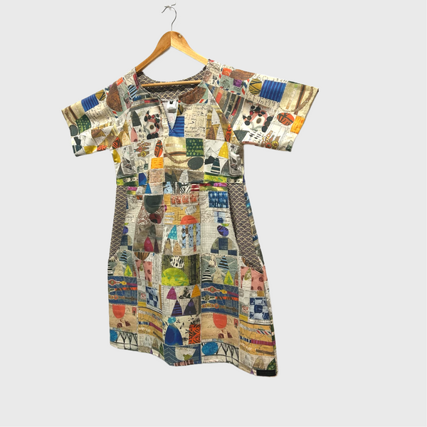 Everyday No Waste Dress - Postcards (M)