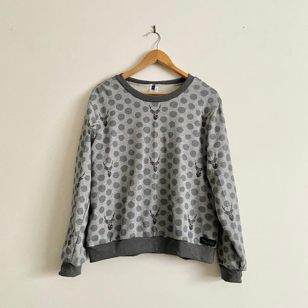 Long Sleeve top - Kokka Deers (L)