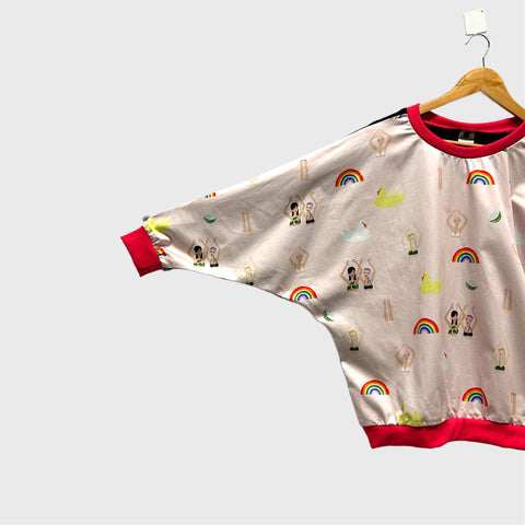 Batwing top - Summer Dreams (L)