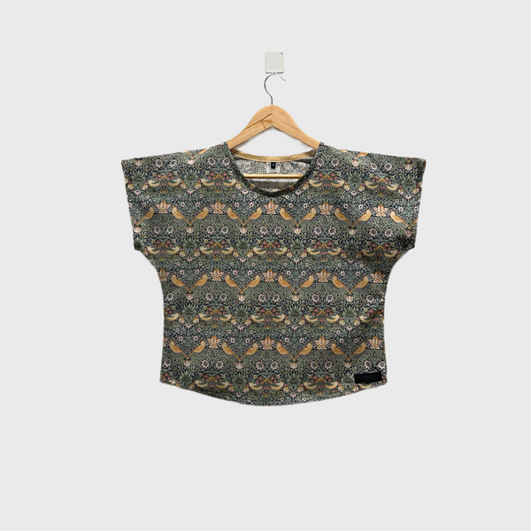 Short sleeve - Strawberry Thief top (Multi size)
