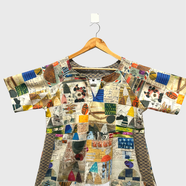 Everyday No Waste Dress - Postcards (M)