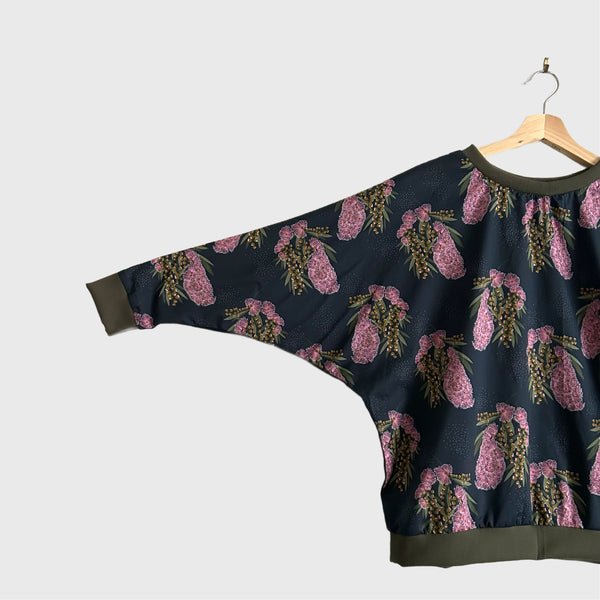 Batwing top - Night Wattle (L)