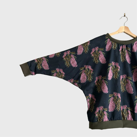 Batwing top - Night Wattle (L)